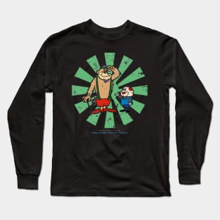 Magilla Gorilla And Mr Peebles Retro Japanese Long Sleeve T-Shirt